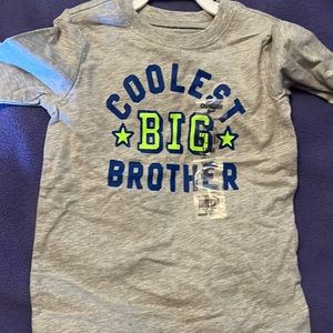 18 month long sleeve T-shirt- coolest big brother